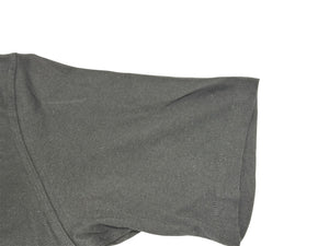 新品未使用 YVES SAINT LAURENT イヴサンローラン 半袖Tシャツ サイズM ロゴプリント ブラック グレー コットン 中古 4b001599