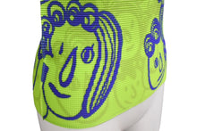 Load image into Gallery viewer, 極美品 ISSEY MIYAKE me イッセイ ミヤケ ミー ボックスプリーツ ハイネック カットソー M181FK335 グリーン ブルー 中古 4b001614