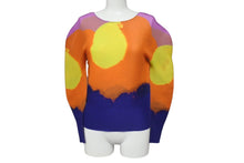 Load image into Gallery viewer, 新品同様 me ISSEY MIYAKE ミー イッセイミヤケ ライトエフェクト プリーツ カットソー マルチカラー ポリエステル MI43FJ762 サイズF 中古 4b001619