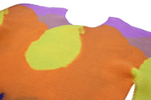 Load image into Gallery viewer, 新品同様 me ISSEY MIYAKE ミー イッセイミヤケ ライトエフェクト プリーツ カットソー マルチカラー ポリエステル MI43FJ762 サイズF 中古 4b001619
