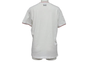 DOLCE&GABBANA ドルチェアンドガッバーナ 半袖リンガーTシャツ サイズXS Pane e jeans フォトプリント ホワイト 美品 中古 4b001626