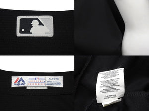 MLB Majestic マジェスティック ホワイトソックス ベースボールシャツ ABLOH 23 ポリエステル製 ブラック サイズXL 美品 中古 4b001629