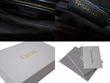 Load image into Gallery viewer, 極美品 Christian Dior クリスチャンディオール サドルバッグ ワンショルダーバッグ 02-MA-0198 ボタニカル柄 花柄 刺繍 ブラック 中古 4b001649