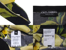 Load image into Gallery viewer, 極美品 DOLCE&amp;GABBANA ドルチェアンドガッバーナ キャミソール FN907K サイズ36 カシミヤ シルク ボタニカル レモン 総柄 中古 4b001658