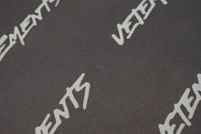 Load image into Gallery viewer, VETEMENTS ヴェトモン ワンピース ロゴ トップス イタリア製 ポリアミド エラスタン ブラウン サイズS 美品 中古 4b001660