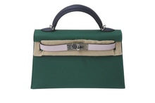 Load image into Gallery viewer, 楽天Shopify商品名取込用 新品未使用 HERMES エルメス ミニケリー２ ハンドバッグ 2WAY トリコロール エプソン W刻 シルバー金具 外縫い 2024年 中古 4b001668