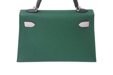 Load image into Gallery viewer, 楽天Shopify商品名取込用 新品未使用 HERMES エルメス ミニケリー２ ハンドバッグ 2WAY トリコロール エプソン W刻 シルバー金具 外縫い 2024年 中古 4b001668