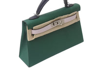 Load image into Gallery viewer, 楽天Shopify商品名取込用 新品未使用 HERMES エルメス ミニケリー２ ハンドバッグ 2WAY トリコロール エプソン W刻 シルバー金具 外縫い 2024年 中古 4b001668