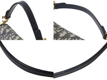 Load image into Gallery viewer, 極美品 Christian Dior クリスチャンディオール サドルミニバッグ ハンドバッグ M0456CTZQ オブリーク ネイビー 中古 4b001671