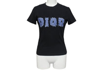 Load image into Gallery viewer, 極美品 ChristianDior クリスチャンディオール 半袖Tシャツ 3P16155024 サイズ38 デニムロゴ プリント ブラック 中古 4b001674