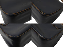 Load image into Gallery viewer, PRADA プラダ ショルダーバッグ 斜め掛けバッグ ロゴ イタリア製 レザー ブラック ブラウン ゴールド金具 美品 中古 4b001706