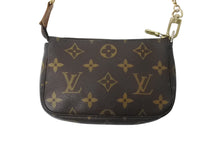 Load image into Gallery viewer, 極美品 LOUIS VUITTON ルイヴィトン モノグラム ミニポシェット アクセソワール アクセサリーポーチ M58009 ブラウン 中古 4b001709