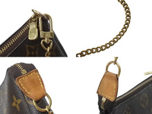 Load image into Gallery viewer, 極美品 LOUIS VUITTON ルイヴィトン モノグラム ミニポシェット アクセソワール アクセサリーポーチ M58009 ブラウン 中古 4b001709