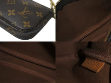 Load image into Gallery viewer, 極美品 LOUIS VUITTON ルイヴィトン モノグラム ミニポシェット アクセソワール アクセサリーポーチ M58009 ブラウン 中古 4b001709