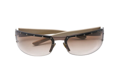 GUCCI グッチ サングラス GG柄 GG1838/F/S メタルプラスチック ブラウンベージュ サイズ70◻︎14 美品 中古 4b001716 