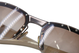 GUCCI グッチ サングラス GG柄 GG1838/F/S メタルプラスチック ブラウンベージュ サイズ70◻︎14 美品 中古 4b001716 