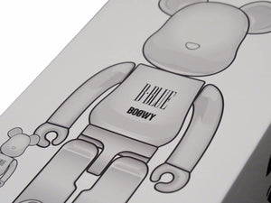 個人保管未使用 BE@RBRICK ベアブリック BOOWY 400％/100％ ボーイ フィギュア ホビー プラスチック ホワイト 17241