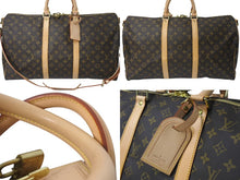 Load image into Gallery viewer, 極美品 LOUIS VUITTON ルイヴィトン キーポルバンドリエール50 モノグラムキャンバス M41416 ボストンバッグ 中古 4b001728