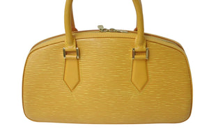 LOUIS VUITTON ルイヴィトン ジャスミン エピ ハンドバッグ M52089ゴールド金具 タッシリ イエロー 中古 4b001741