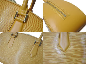 LOUIS VUITTON ルイヴィトン ジャスミン エピ ハンドバッグ M52089ゴールド金具 タッシリ イエロー 中古 4b001741