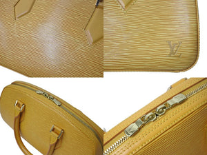 LOUIS VUITTON ルイヴィトン ジャスミン エピ ハンドバッグ M52089ゴールド金具 タッシリ イエロー 中古 4b001741