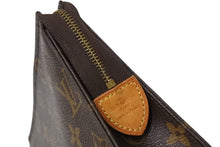 画像をギャラリービューアに読み込む, LOUIS VUITTON ルイヴィトン ポシェット トワレット 19 ポーチ M47544 モノグラムキャンバス ブラウン ゴールド金具 美品 中古 4b001778