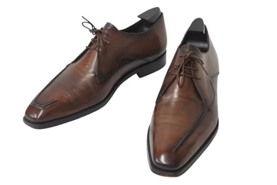 Berluti ベルルッティ ダービー パティーヌ Asymetrique Demesure アシンメトリック レースアップ シューズ 29cm 美品 中古 4b001786