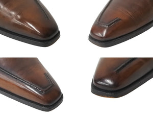Berluti ベルルッティ ダービー パティーヌ Asymetrique Demesure アシンメトリック レースアップ シューズ 29cm 美品 中古 4b001786