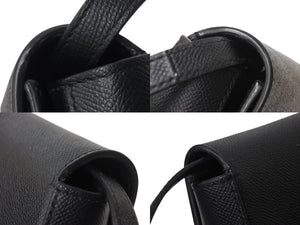 BALENCIAGA バレンシアガ ヴィル ミニ ショルダー ショルダーバッグ 550639 カーフレザー ブラック ホワイト 美品 中古 4b001790
