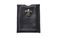 画像をギャラリービューアに読み込む, CHROME HEARTS LAマックスフィールド限定 クロムハーツ カードケース ブラック レザー 美品 中古 4b001791 
