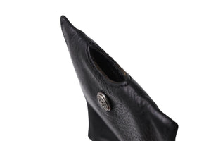 CHROME HEARTS LAマックスフィールド限定 クロムハーツ カードケース ブラック レザー 美品 中古 4b001791 