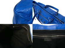 Load image into Gallery viewer, 極美品 BALENCIAGA バレンシアガ NEO CAGOLE CITY ネオ カゴール シティ 2WAY ハンドバッグ ショルダーバッグ 792896 ブルー 中古 4b001795