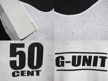 Load image into Gallery viewer, 50cent G-UNIT VINTAGE ヴィンテージ 半袖Tシャツ サイズ2X ベストデザイン ドッキング ブラック ホワイト 良品 中古 4b001815
