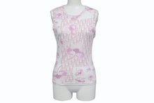 Load image into Gallery viewer, Christian Dior クリスチャンディオール タンクトップ ノースリーブ5P16155972 サイズ36 トロッター ガリアーノ期 ピンク 美品 中古 4b001826