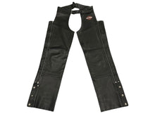 Load image into Gallery viewer, HARLEY DAVIDSON ハーレーダビッドソン レザー パンツ Chaps チャップス Genuine Leather 本革 RN103819 CA03402 サイズ L 美品 中古 4b001833