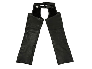 HARLEY DAVIDSON ハーレーダビッドソン レザー パンツ Chaps チャップス Genuine Leather 本革 RN103819 CA03402 サイズ L 美品 中古 4b001833