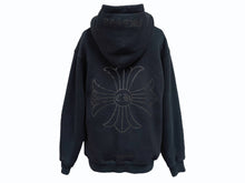 Load image into Gallery viewer, CHROME HEARTS クロムハーツ ジップアップフーディー パーカー サイズS CHプラス プリント ブラック 美品 中古 4b001849