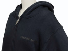 Load image into Gallery viewer, CHROME HEARTS クロムハーツ ジップアップフーディー パーカー サイズS CHプラス プリント ブラック 美品 中古 4b001849