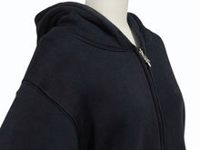 Load image into Gallery viewer, CHROME HEARTS クロムハーツ ジップアップフーディー パーカー サイズS CHプラス プリント ブラック 美品 中古 4b001849