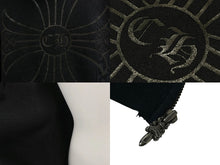 Load image into Gallery viewer, CHROME HEARTS クロムハーツ ジップアップフーディー パーカー サイズS CHプラス プリント ブラック 美品 中古 4b001849