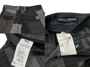 DOLCE&GABBANA ドルチェ＆ガッバーナ パッチワーク カーゴトラウザー パッチワーク TSGWR2ATGES48F サイズ48 美品 中古 4b001855