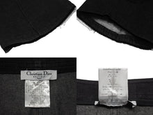 Load image into Gallery viewer, 極美品 ChristianDior クリスチャンディオール ガリアーノ期 バックロゴ デニムパンツ 5AW 5H12044801 ブラック サイズ38 中古 4b001863