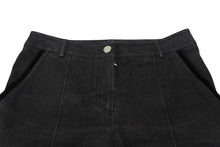 Load image into Gallery viewer, 極美品 ChristianDior クリスチャンディオール ガリアーノ期 バックロゴ デニムパンツ 5AW 5H12044801 ブラック サイズ38 中古 4b001863