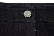 Load image into Gallery viewer, 極美品 ChristianDior クリスチャンディオール ガリアーノ期 バックロゴ デニムパンツ 5AW 5H12044801 ブラック サイズ38 中古 4b001863