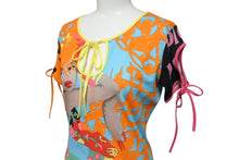 Load image into Gallery viewer, ChristianDior クリスチャンディオール グラフィックプリントTシャツ 半袖 5E16155372 05SS ジョンガリアーノ期 サイズ42 美品 中古 4b001864