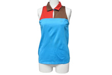 Load image into Gallery viewer, Christian Dior SPORTS クリスチャンディオール スポーツ ノースリーブ ポロシャツ N2206 サイズS マルチカラー 良品 中古 4b001880
