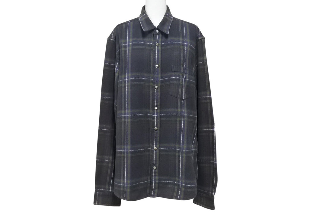 公式通販サイトセール CHROME HEARTS クロムハーツ LOOSE END 長袖シャツ サイズL シャツ+ブラウス(長袖+七分)
