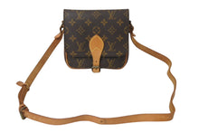 Load image into Gallery viewer, LOUIS VUITTON ルイヴィトン ミニカルトシエール ショルダーバッグ M51254 モノグラム ブラウン PVC レザー ゴールド金具 良品 中古 4b001910