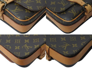 LOUIS VUITTON ルイヴィトン ミニカルトシエール ショルダーバッグ M51254 モノグラム ブラウン PVC レザー ゴールド金具 良品 中古 4b001910