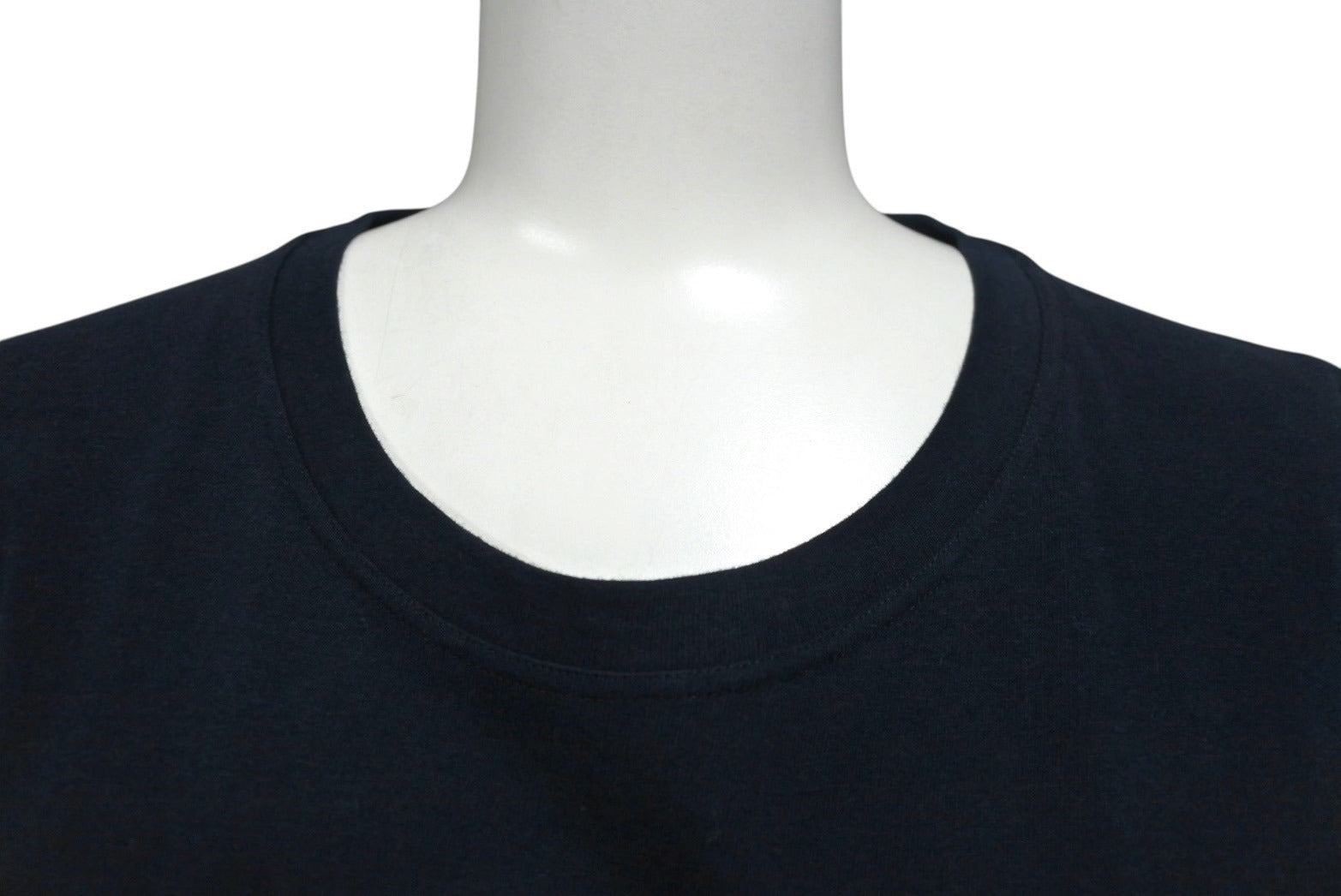 SAINT LAURENT - YVES SAINT LAURENT イヴサンローラン 半袖Ｔシャツ カサンドラロゴ ネイビー ブラック コットン サイズS 美品 中古 4b001946 YVES SAINT LAURENT イヴサンローラン 半袖Tシャツ カサンドラ